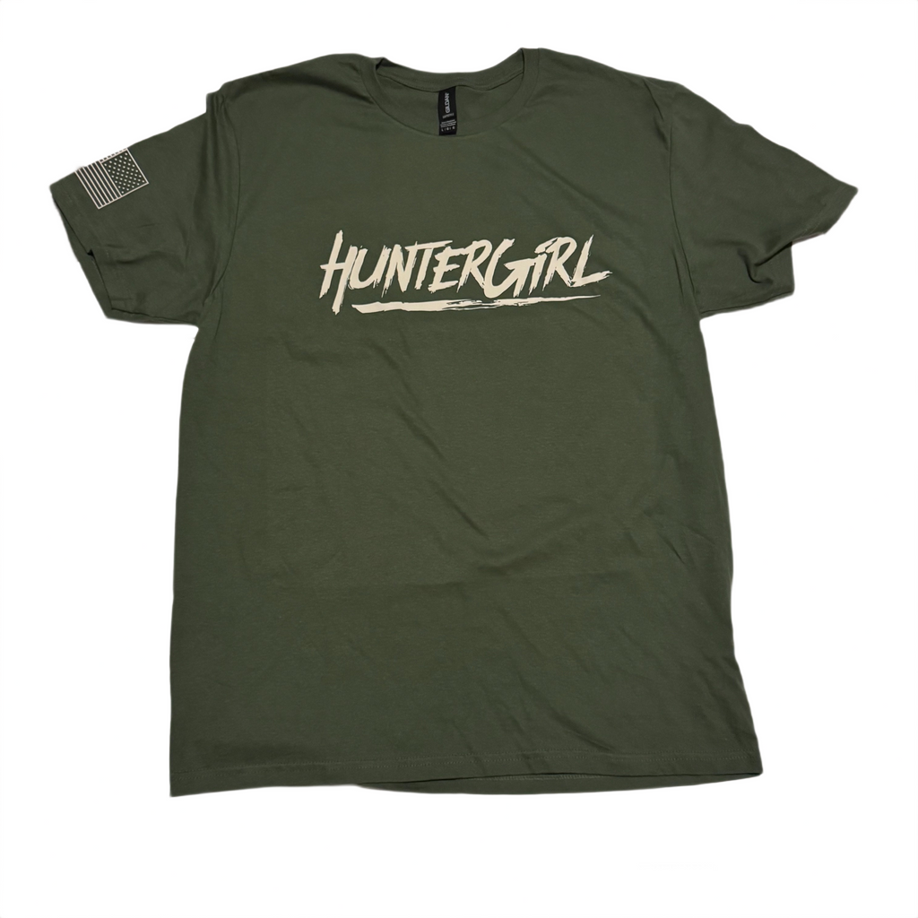 HunterGirl Green Flag T-Shirt