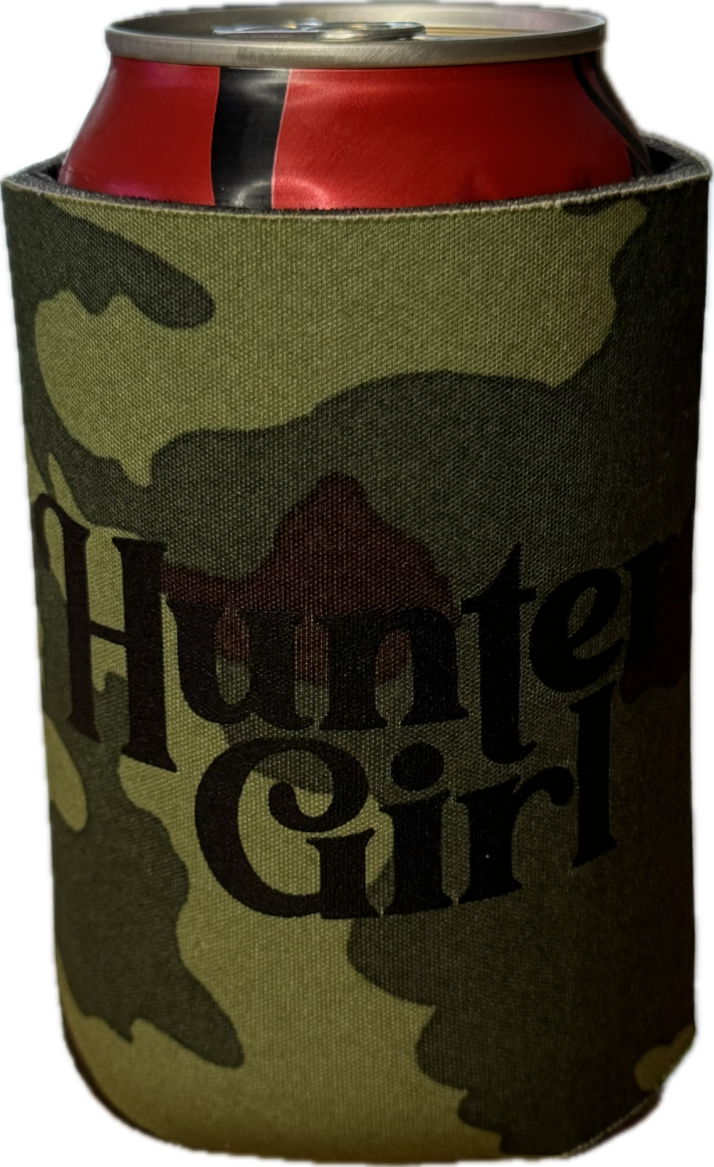 HunterGirl Camo Can Cooler