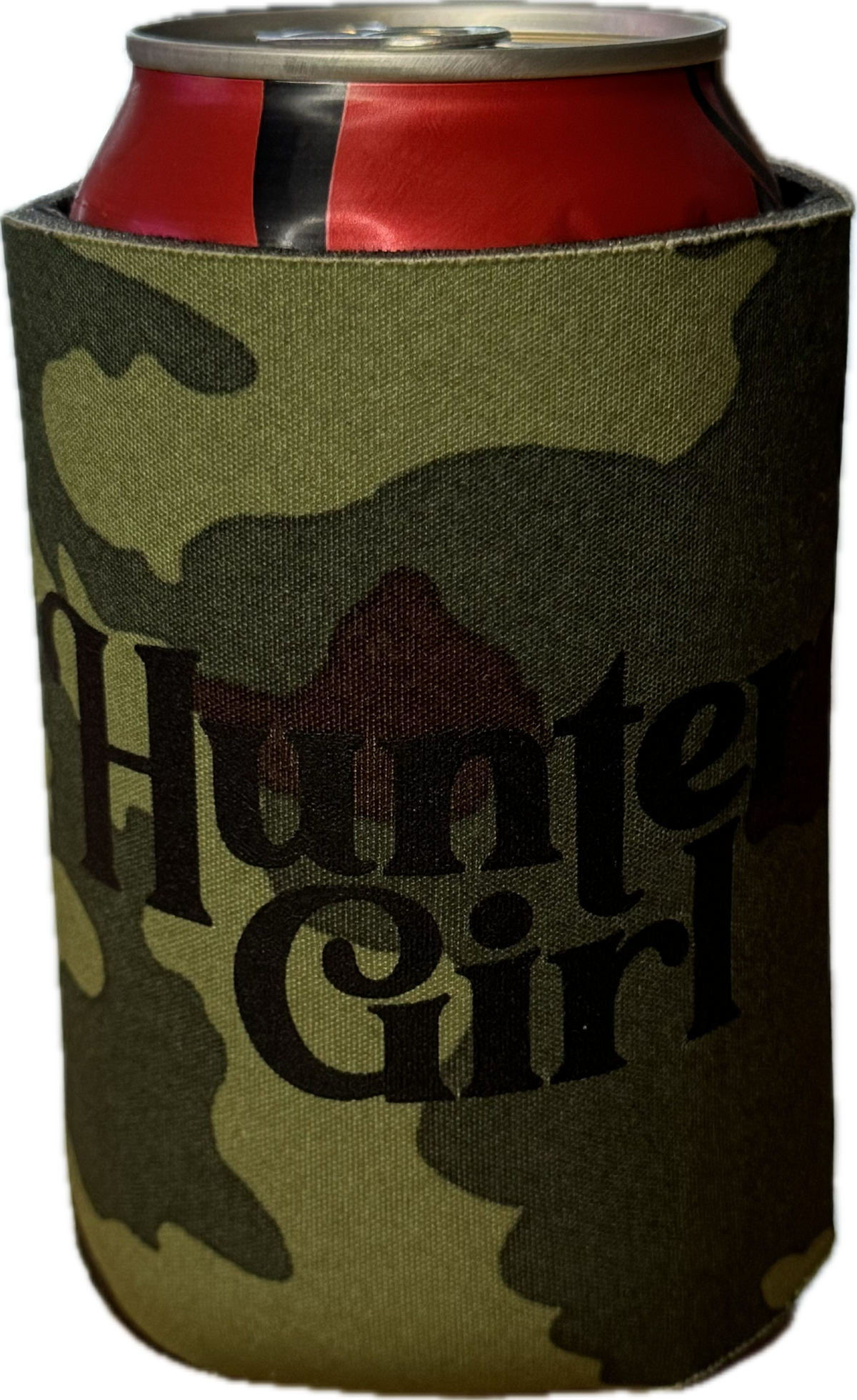 HunterGirl Camo Can Cooler